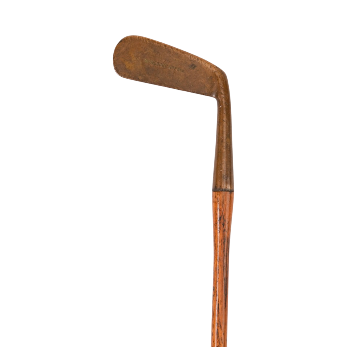 #15 Spalding Brass Putter with Shaft Stamp - Hickory Putter