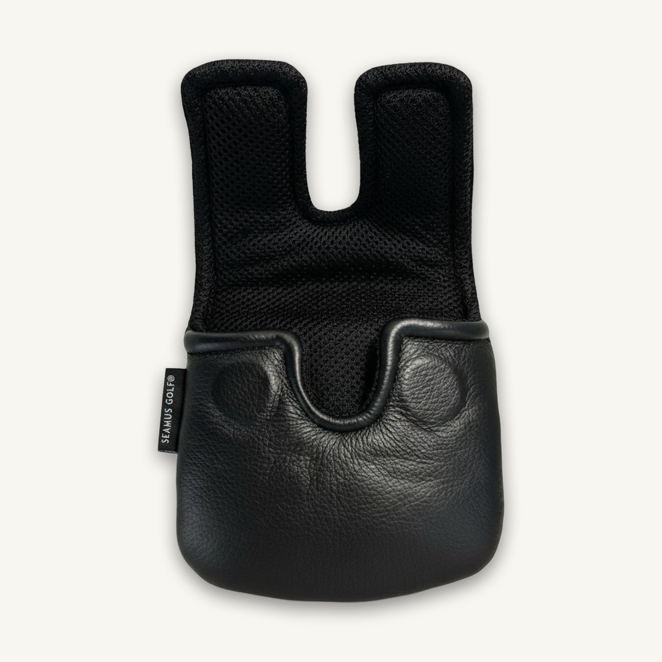 Black Cordura Center Shafted Mallet Putter Cover