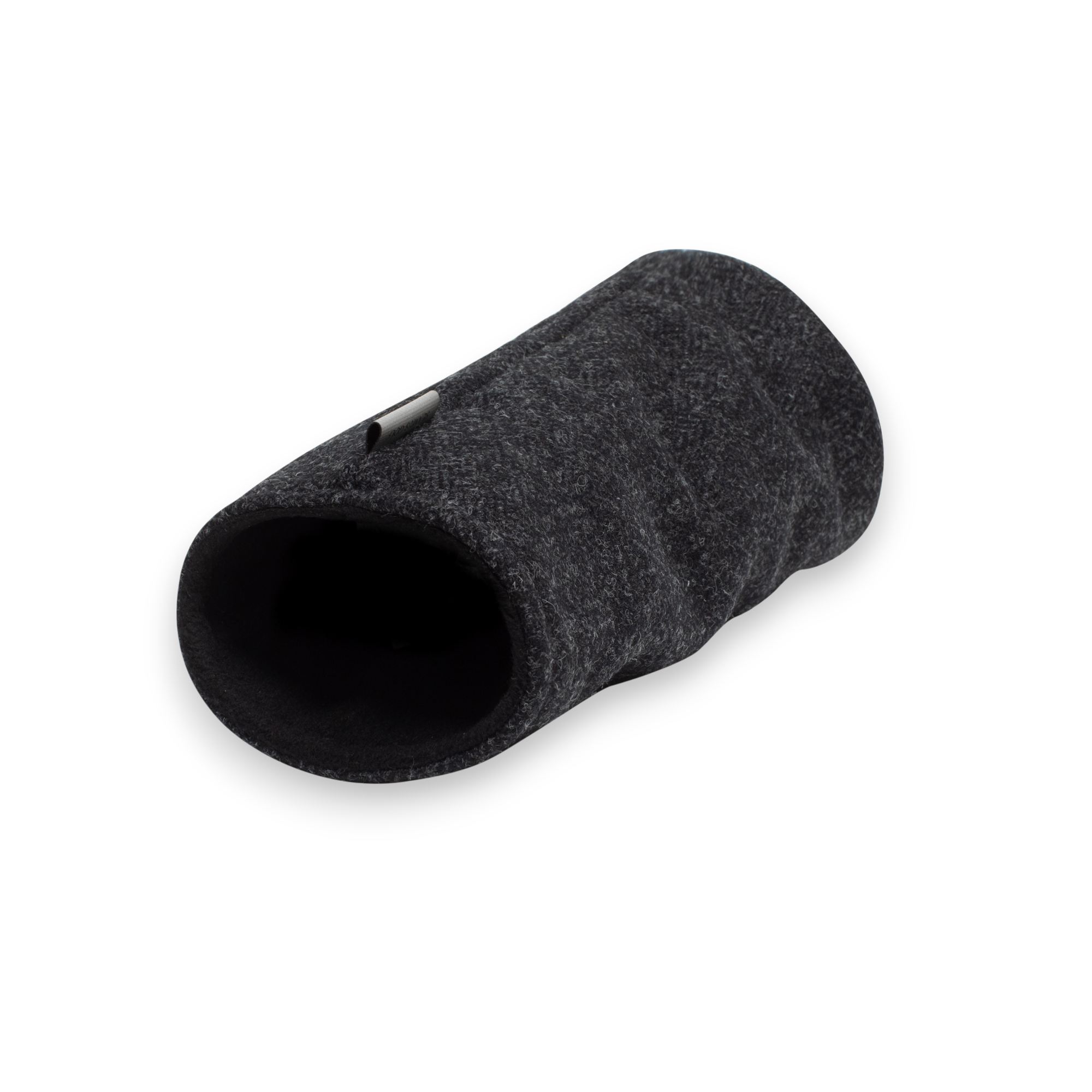 Black Harris Tweed Head Cover