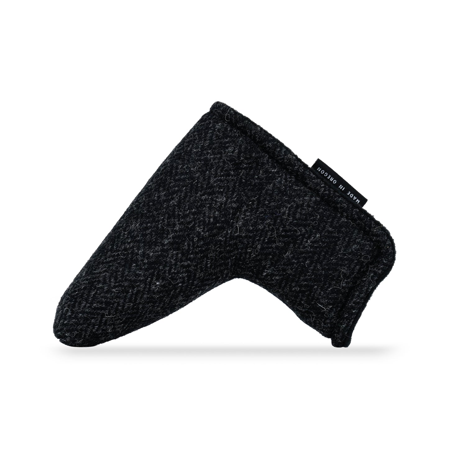 Black Harris Tweed Blade Putter Headcover | Seamus Golf | #3