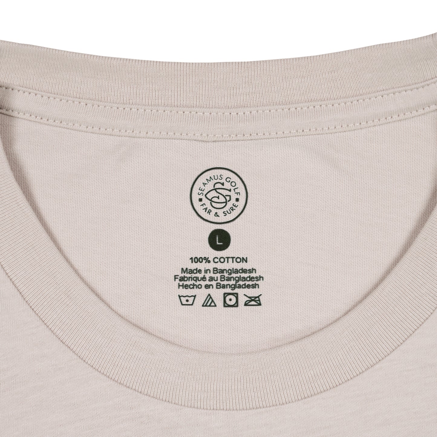 Green on Bone Goat Division Caddie T-Shirt | Seamus Golf | 4