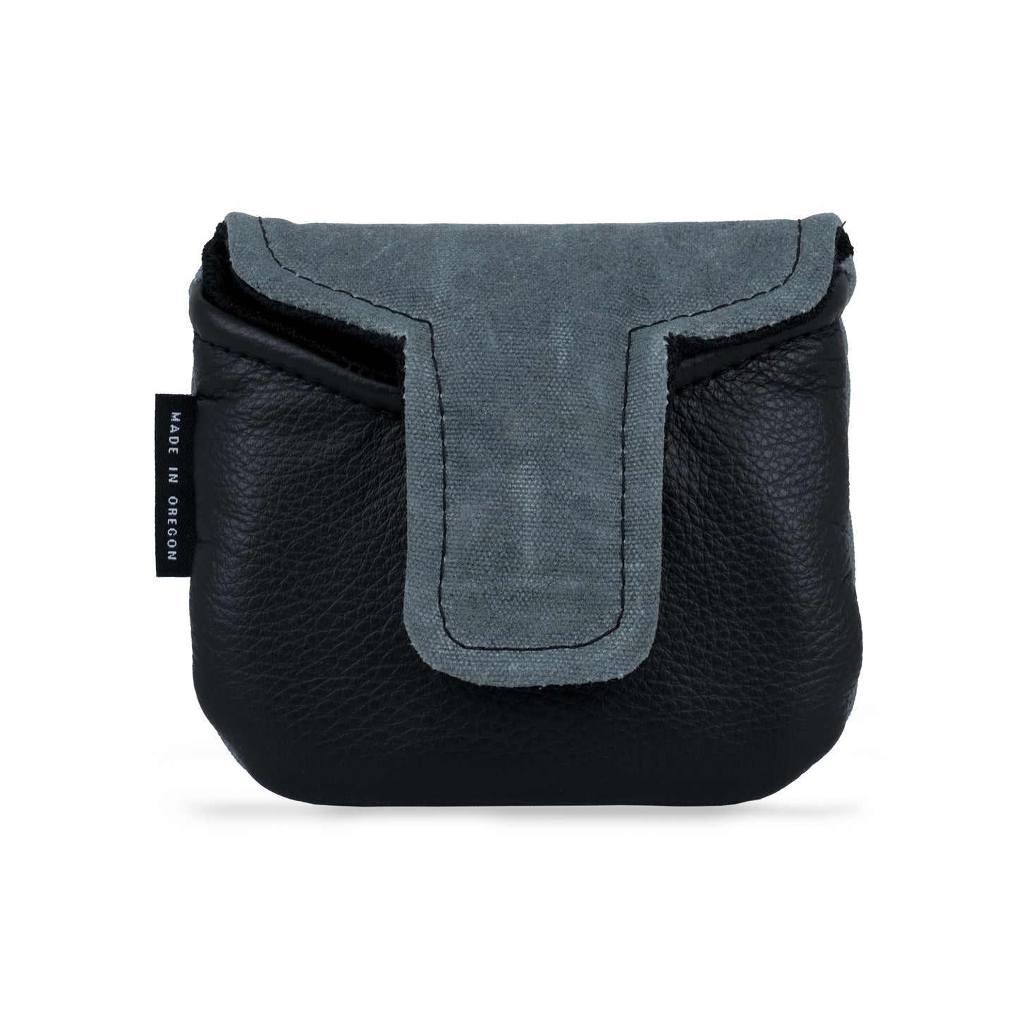 Countryman Skyfall Gray Canvas Golf Mallet Putter Head Cover | Seamus Golf | Back