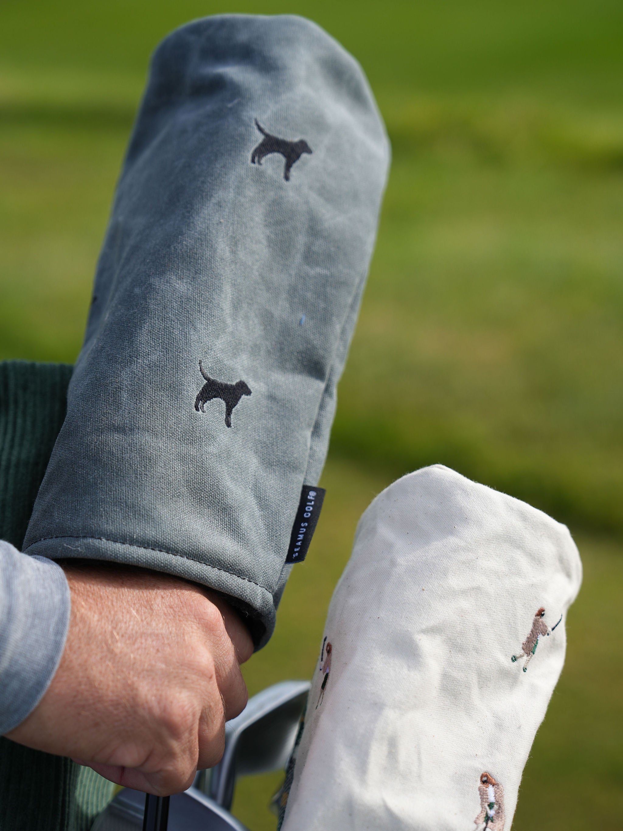 Seamus Lab Head Covers - Countryman Skyfall Waxed Canvas