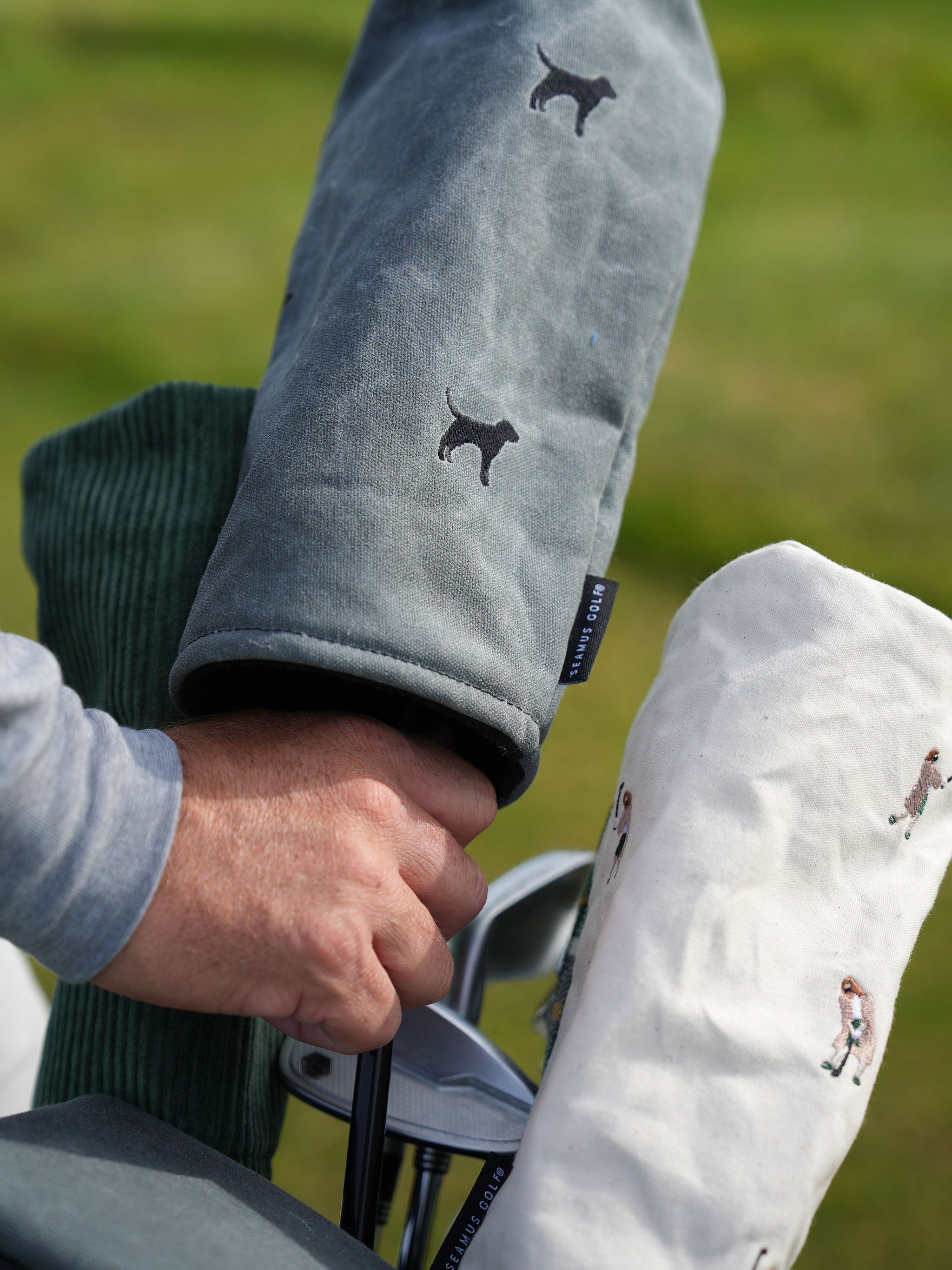 Seamus Lab Head Covers - Countryman Skyfall Waxed Canvas