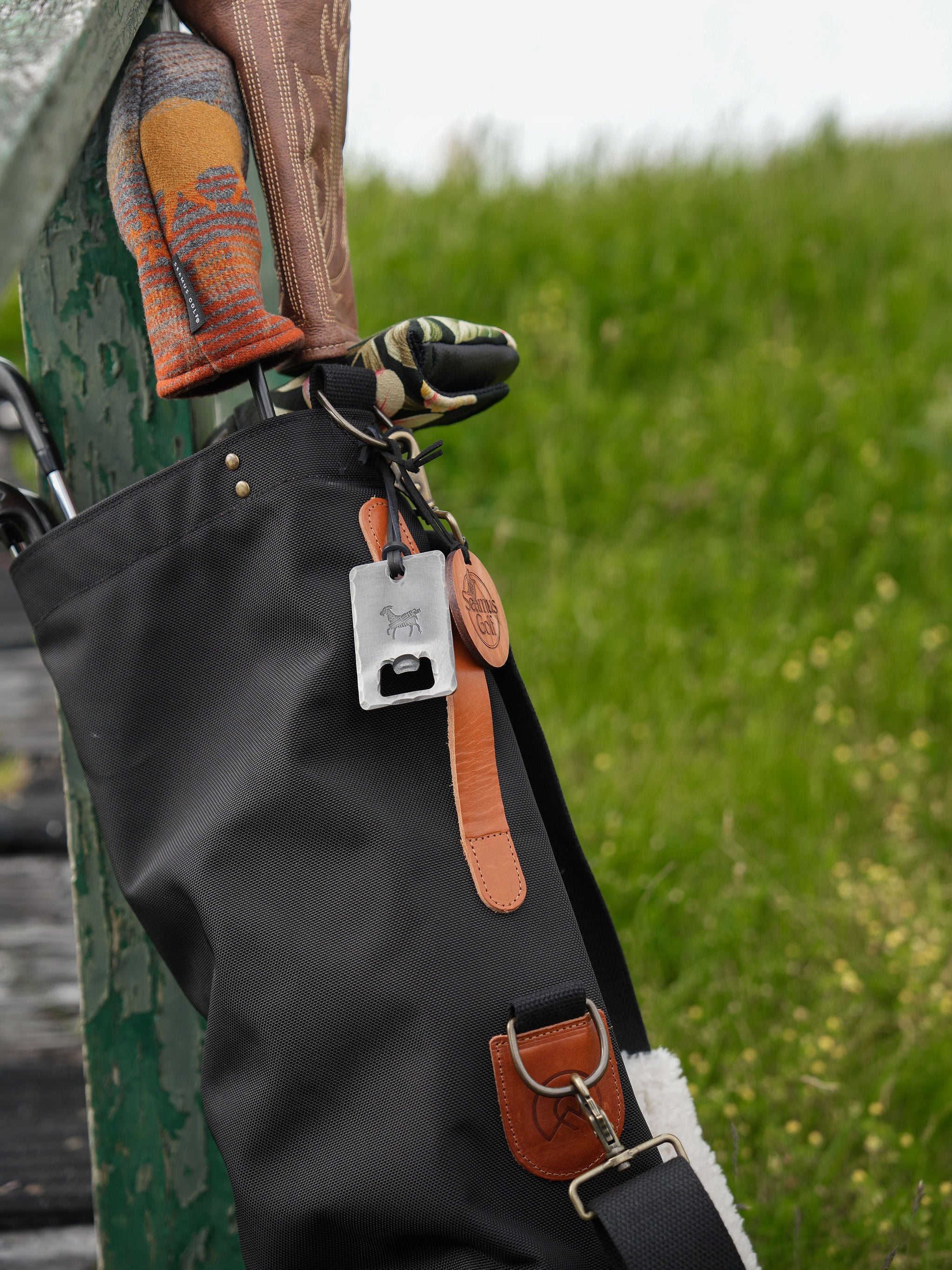 Black Ballistic Sunday Bag