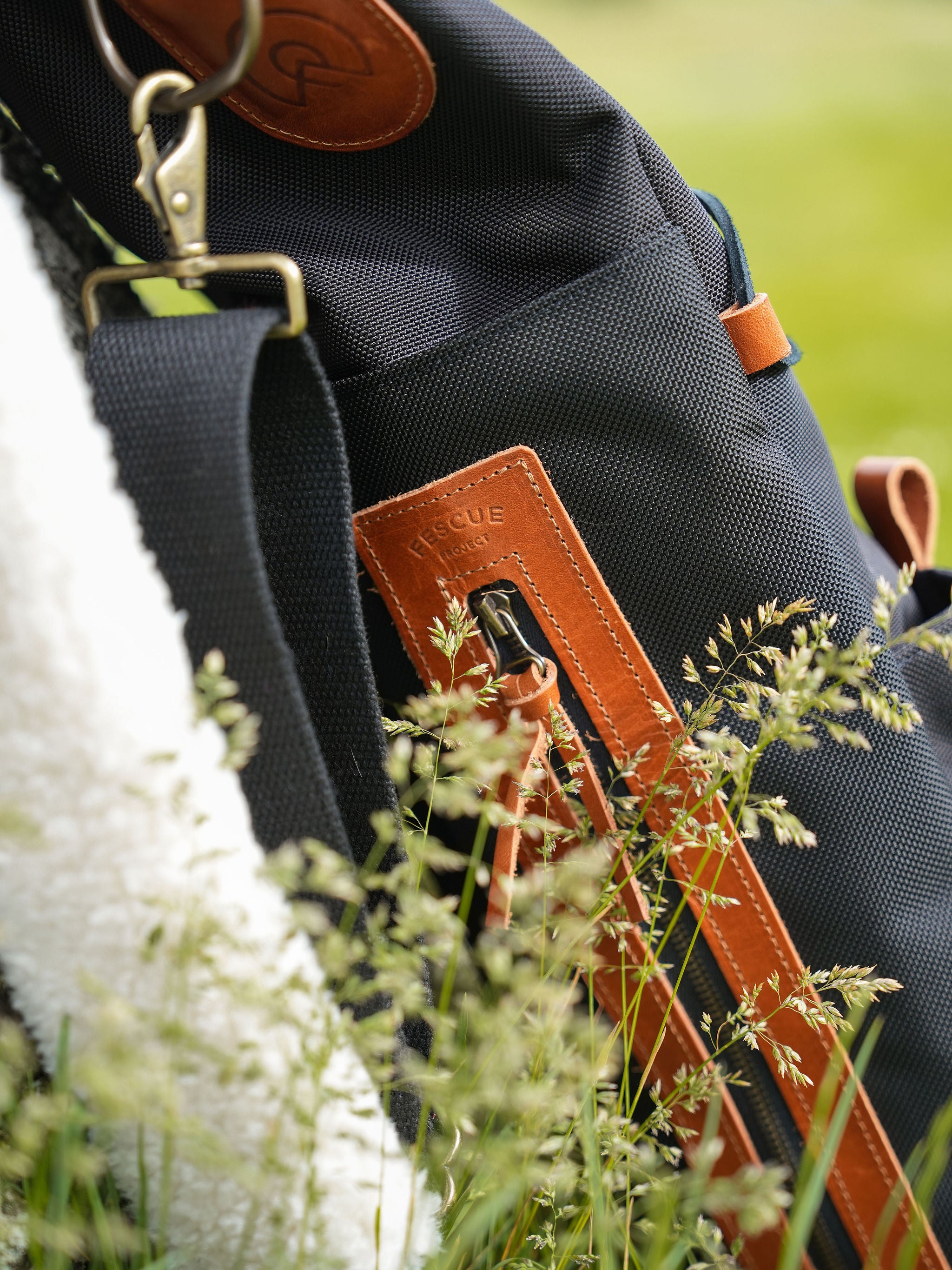 Black Ballistic Sunday Bag