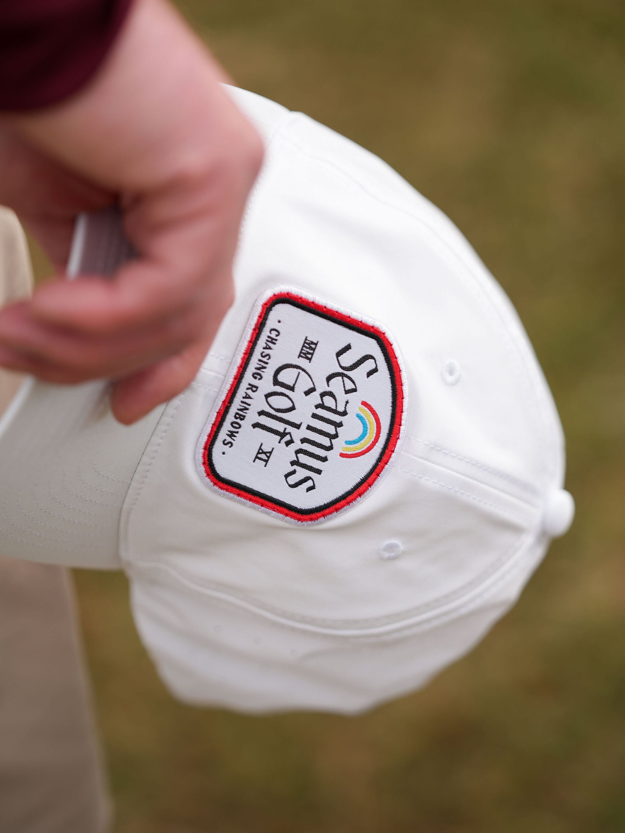 Chasing Rainbows Hat - White