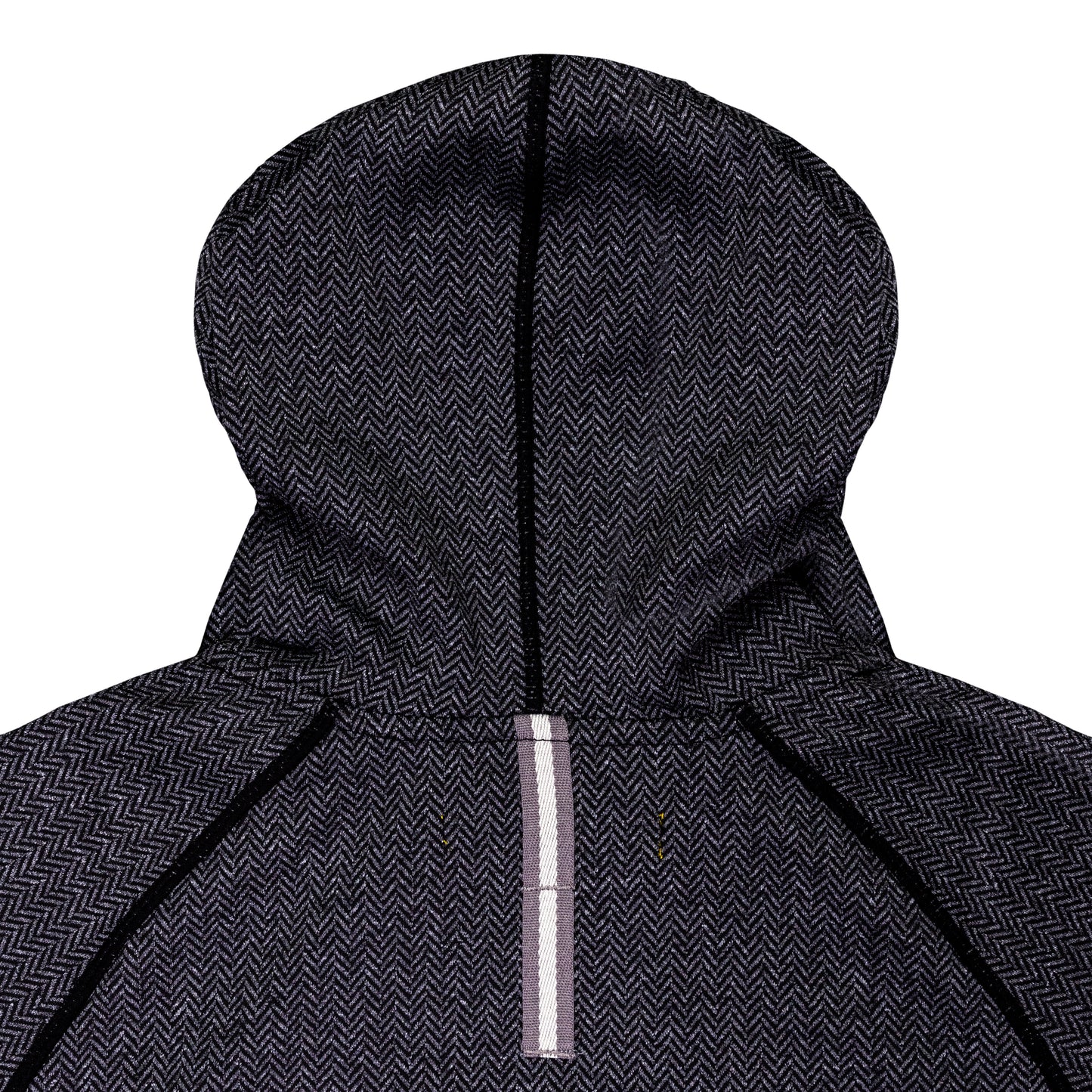 Field Day Herringbone Black SG Flag Hoodie | Seamus Golf | 4