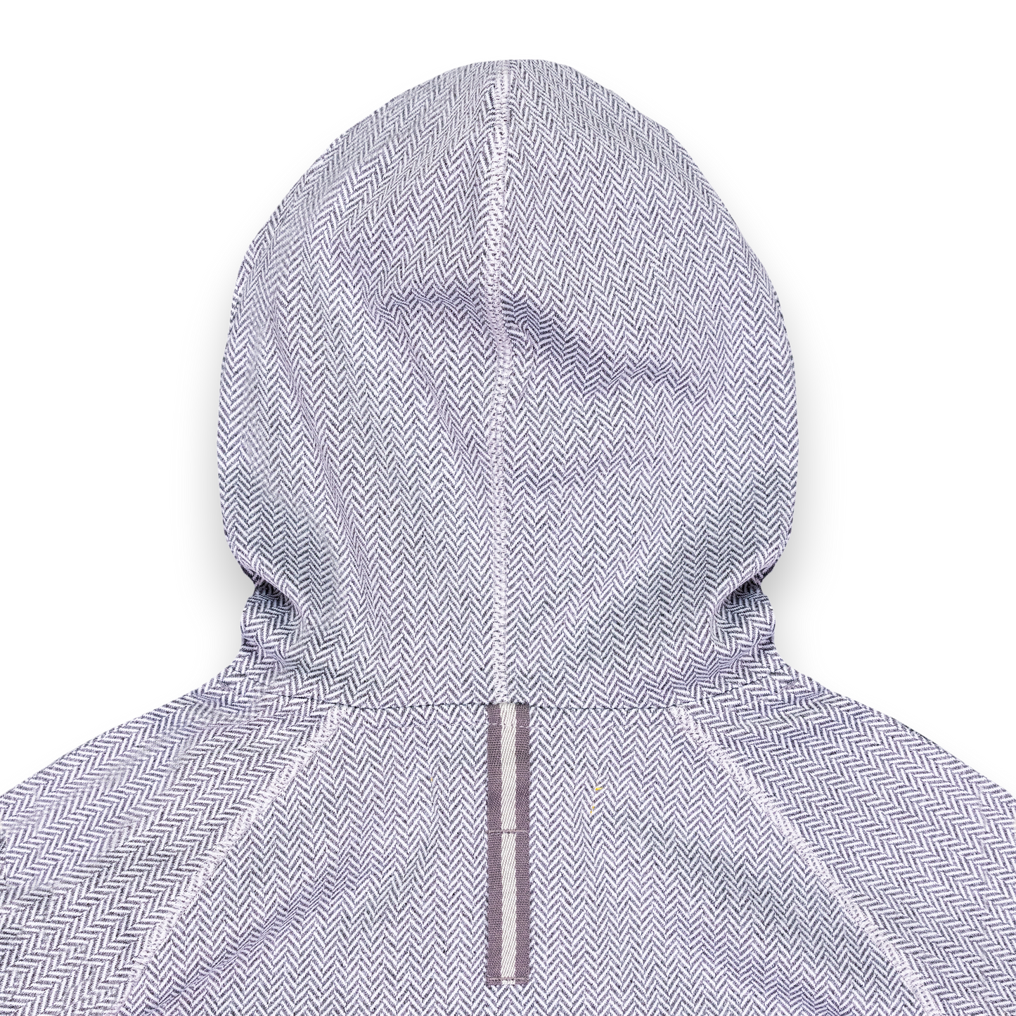 Seamus x Field Day Herringbone Jaquard Hoodie - Light Grey