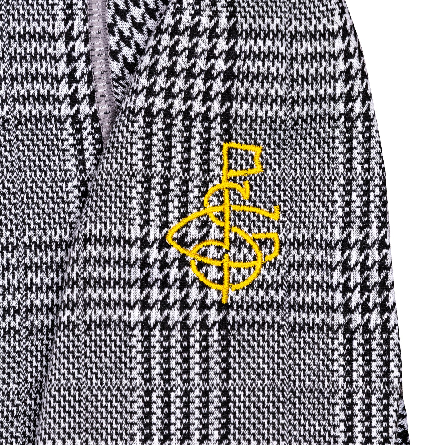 Seamus x Field Day Double Knit 1/4 Zip - Grey/Black