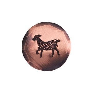 Hand Forged® Goat Caddie Ball Mark - Copper