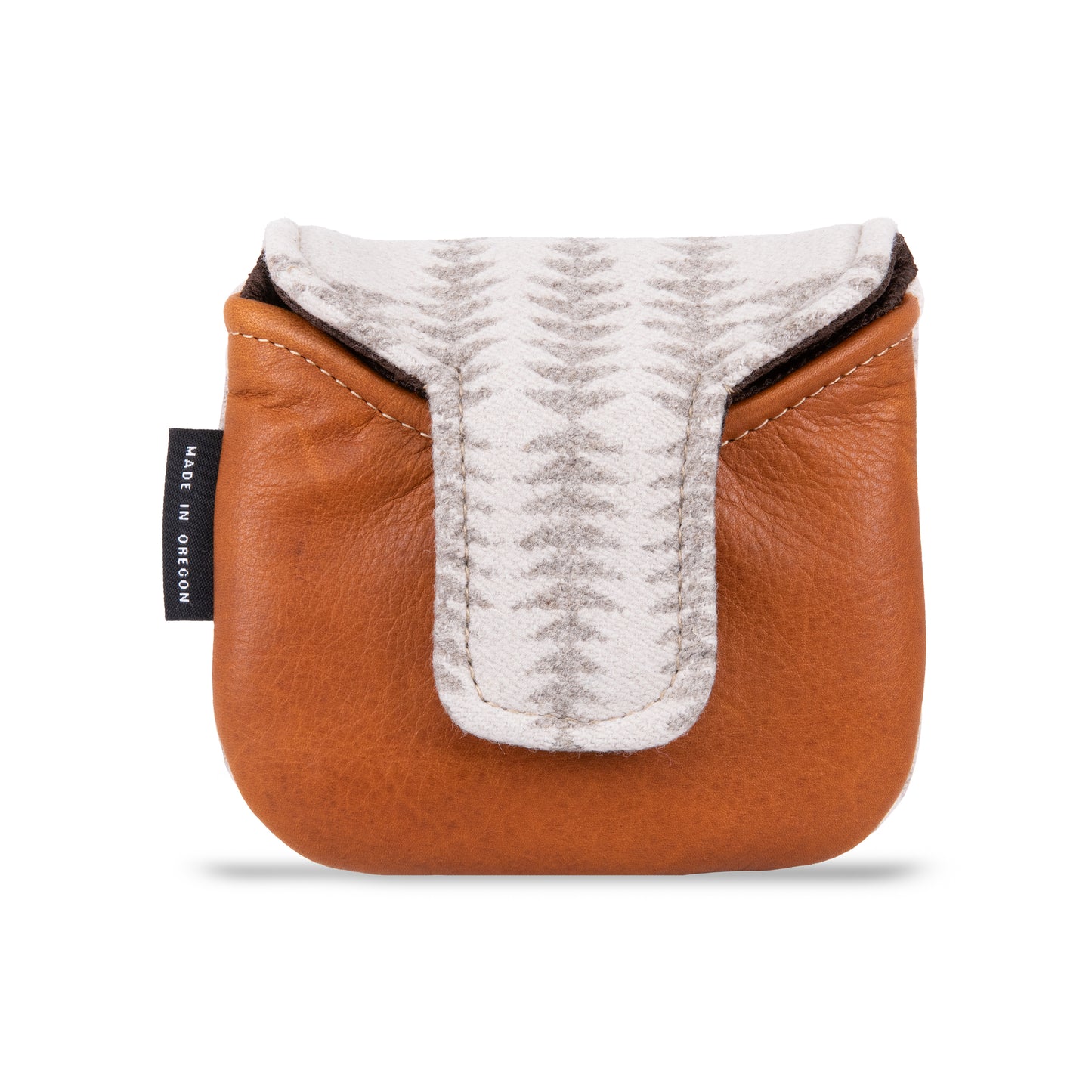 Pendleton Harding Tonal Woolen Golf Mallet Putter Head Cover | Seamus Golf | Back