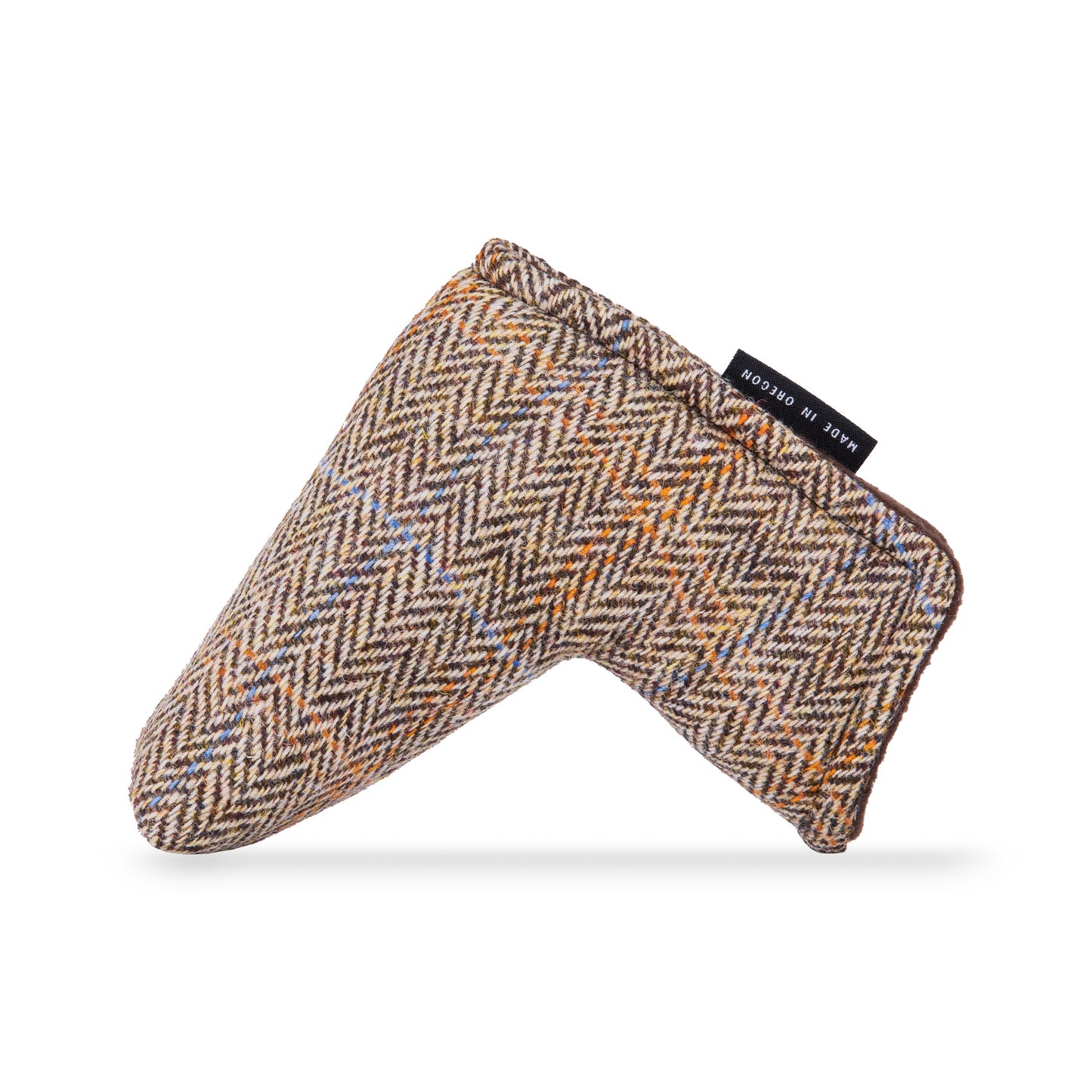 Harris Tweed Glen Plaid Golf Blade Putter Head Cover | Seamus Golf | 3