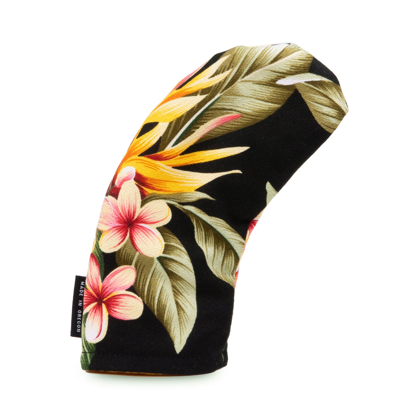 Hiwahiwa Black Hawaiian Print Canvas Golf Hybrid Head Cover | Seamus Golf | 2