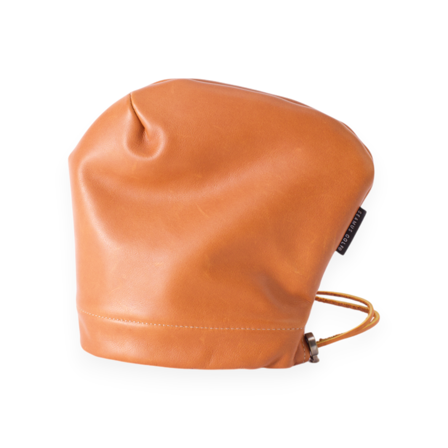 British Tan Aniline Leather Iron Cover