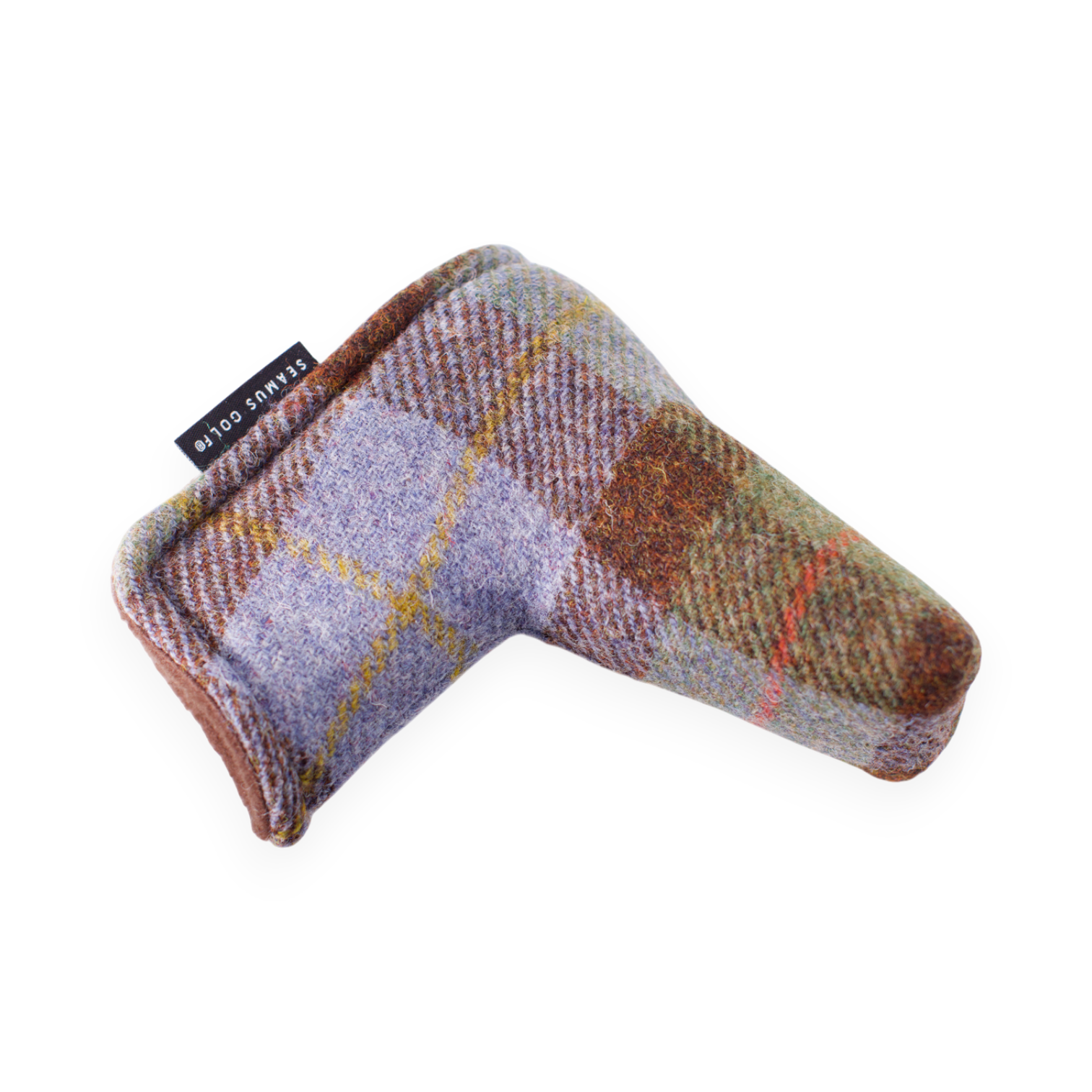 MacLeod Check Harris Tweed Blade Putter Cover