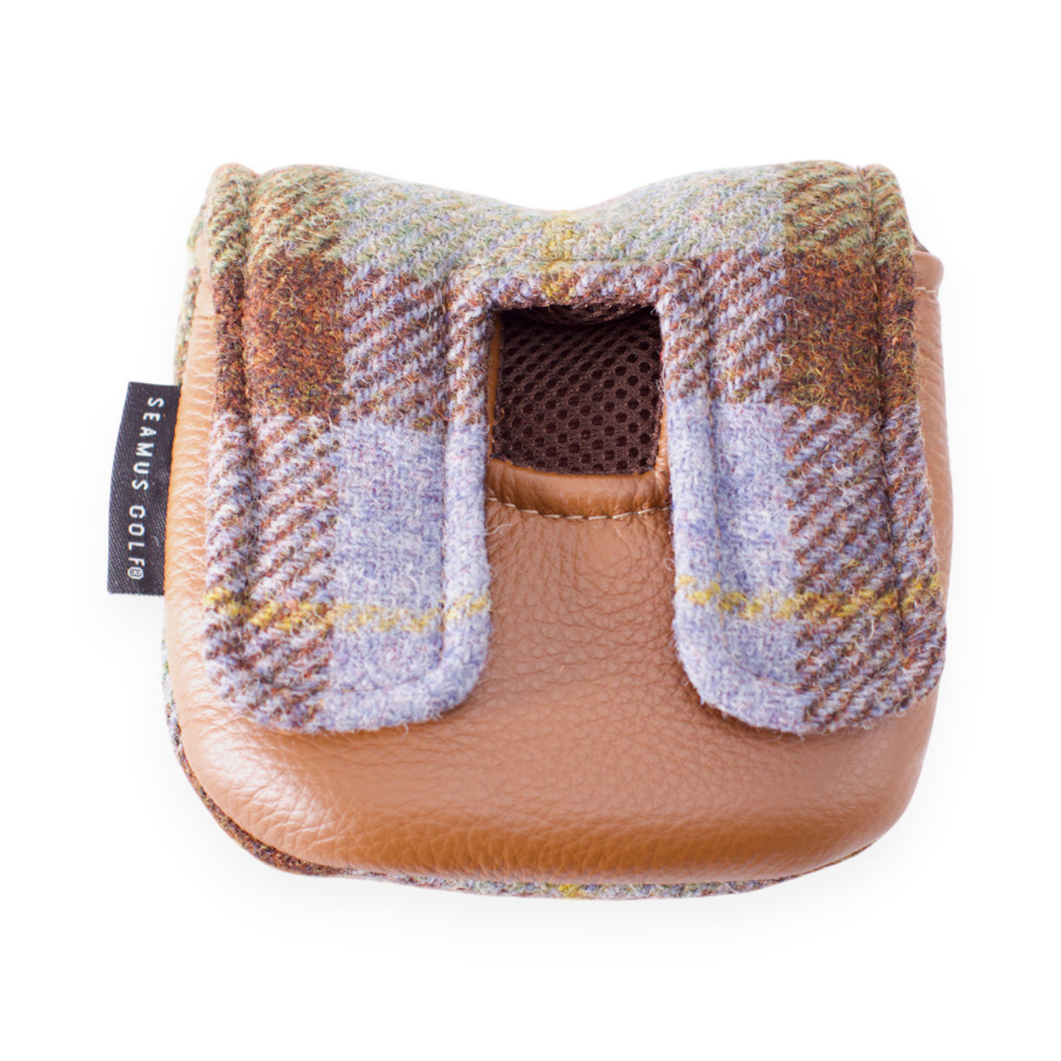 MacLeod Check Harris Tweed Center Shafted Mallet Cover