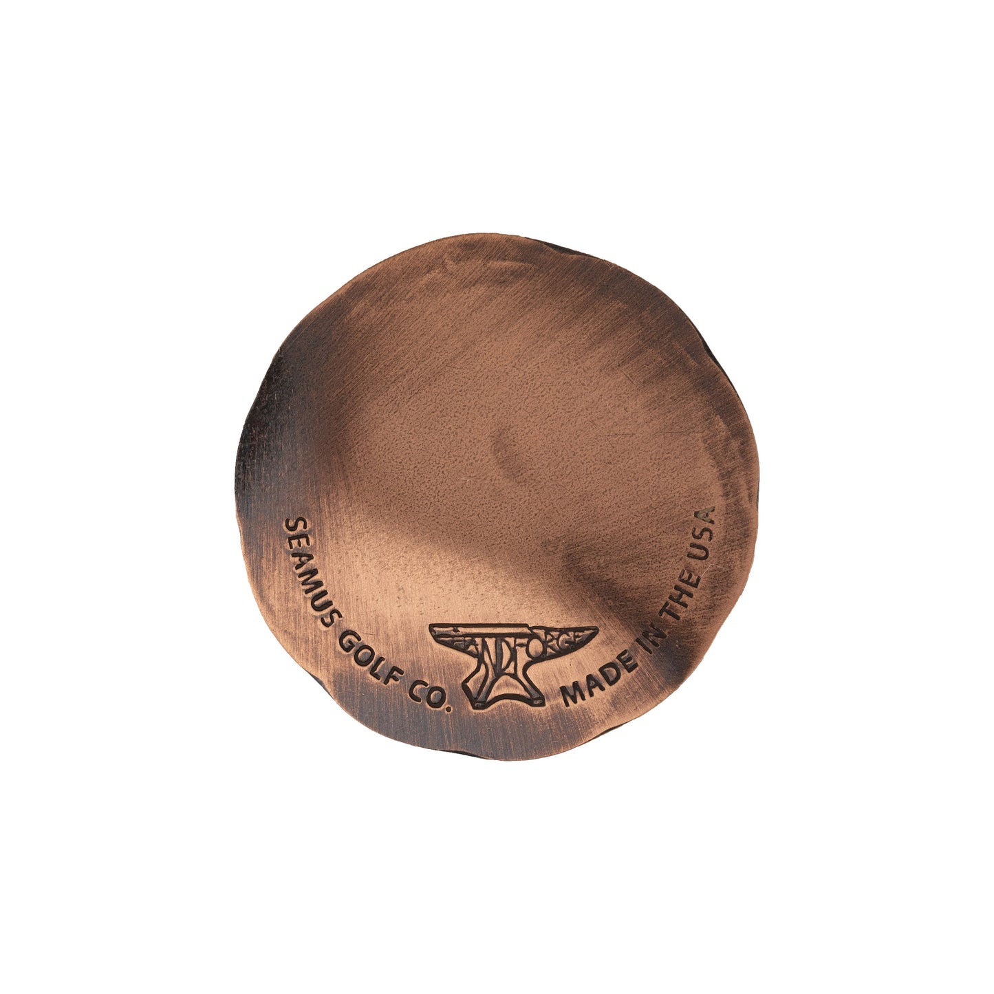Hand Forge Customizable Copper Mark it 8 Dude Golf Ball Mark | Seamus Golf | Back
