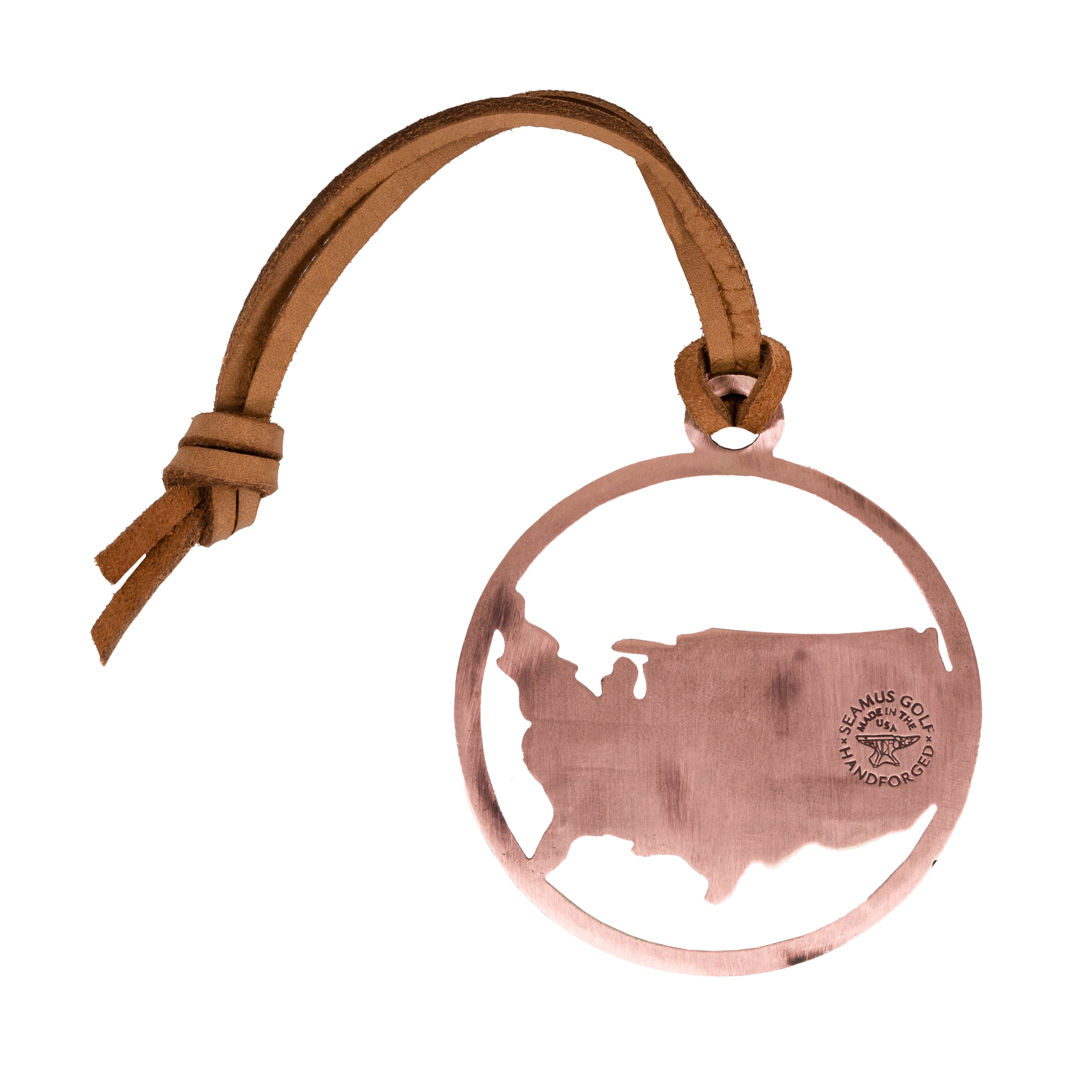 Hand Forged® America Country Club Bag Tag - Copper