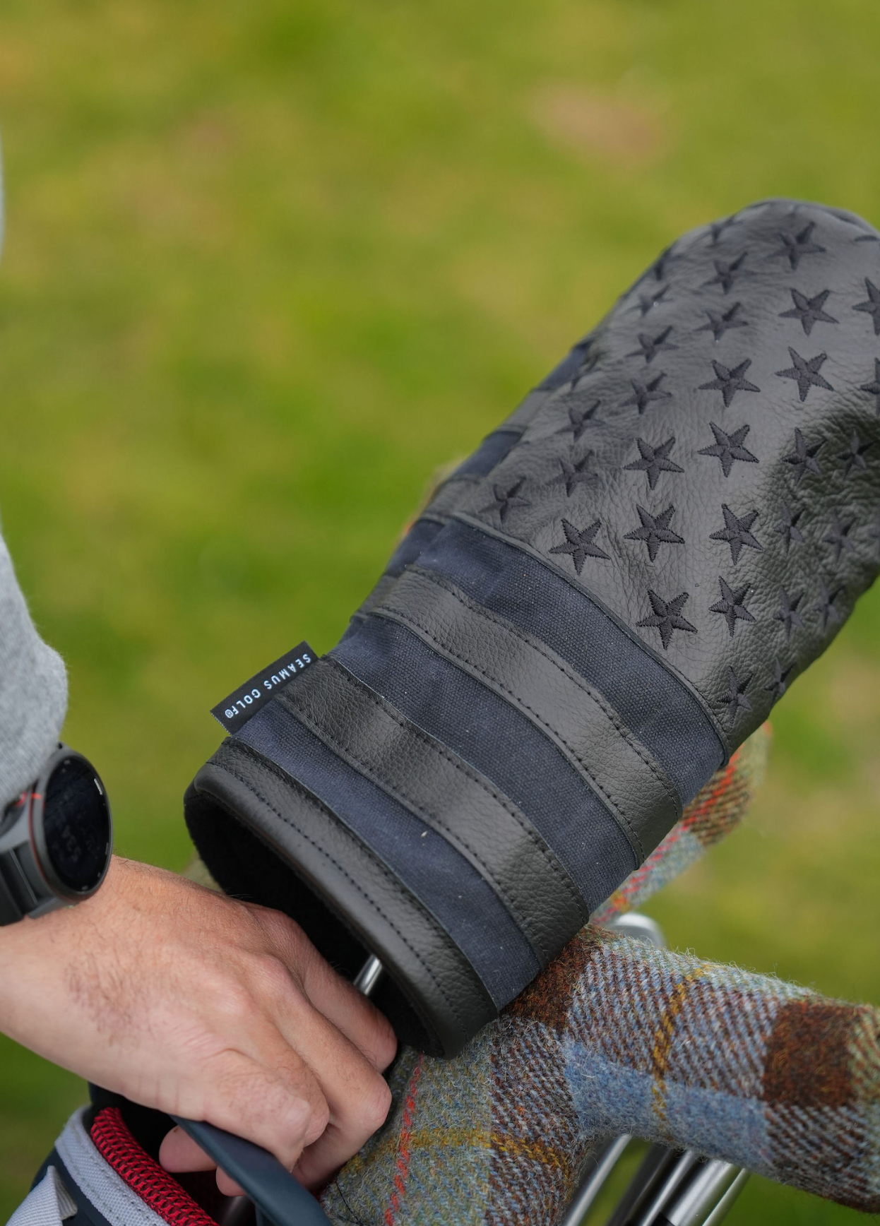 Old Glory Driver Head Cover - Black