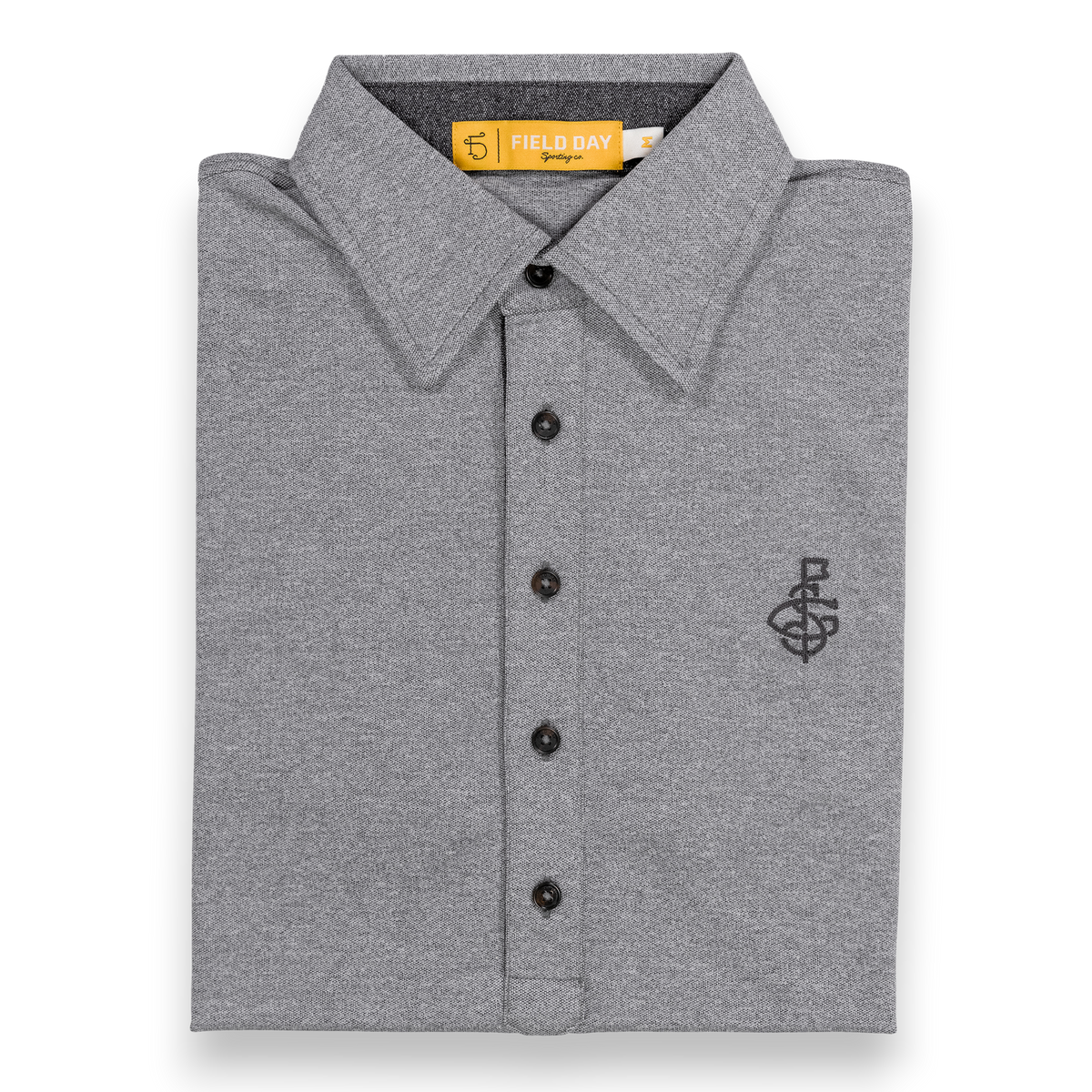Seamus x Field Day Ford 5 Button Polo - Grey – SEAMUS GOLF