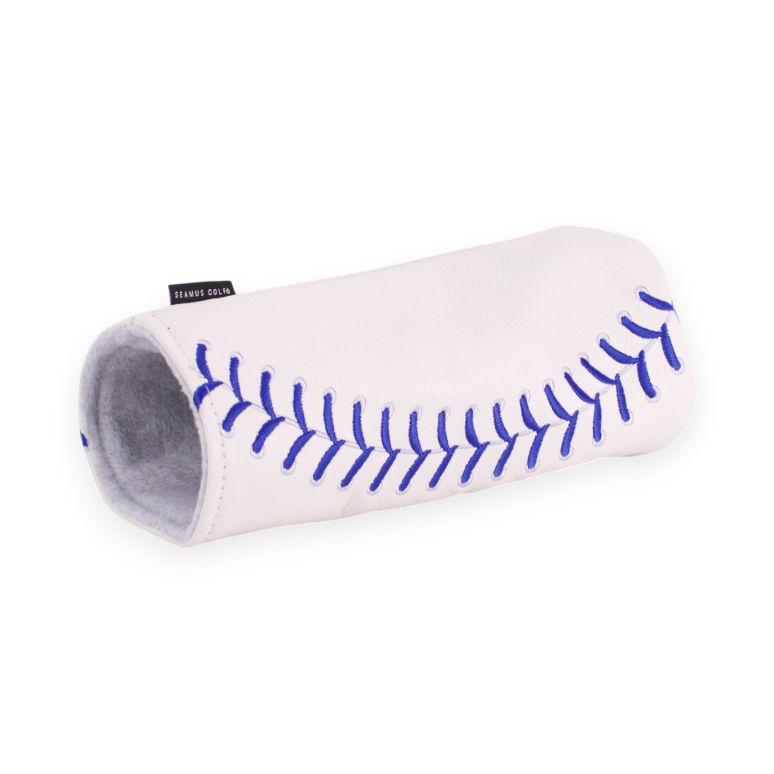 Two-Seam Head Cover - Cream/Blue