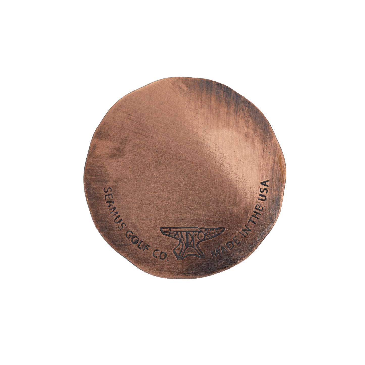 Hand Forge Sofa King Pure Customizable Copper Ball Mark | Seamus Golf | Back