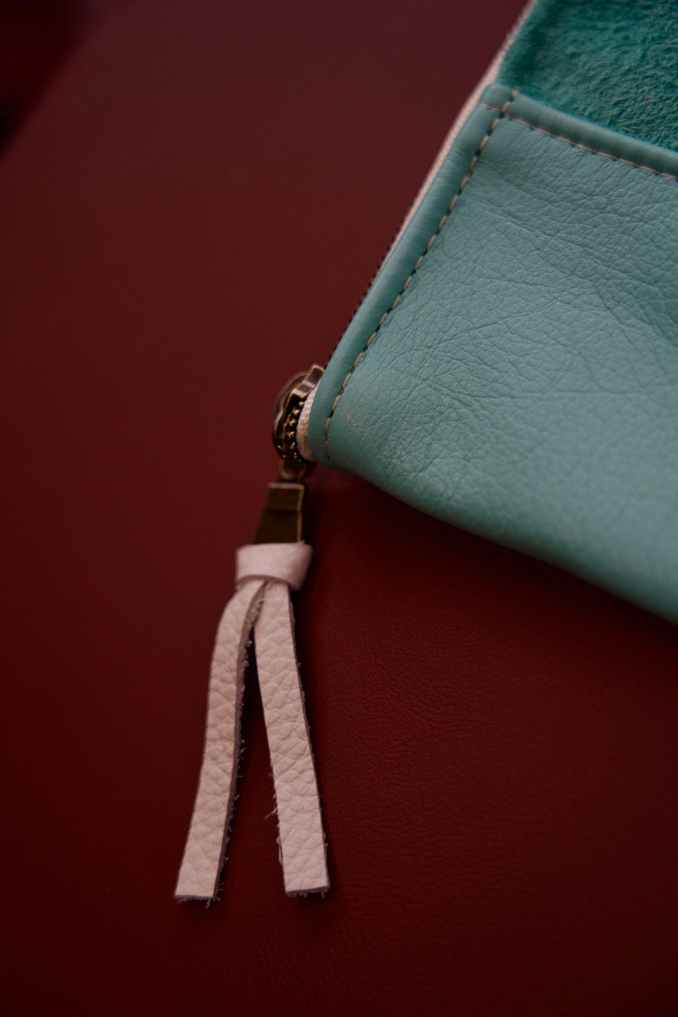 Tiffany Blue Zippered Pouch