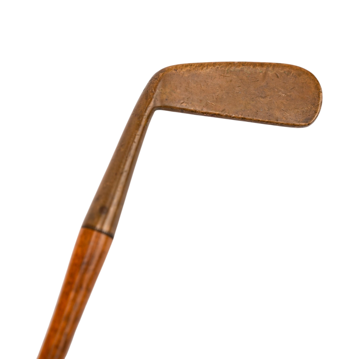 #15 Spalding Brass Putter with Shaft Stamp - Hickory Putter