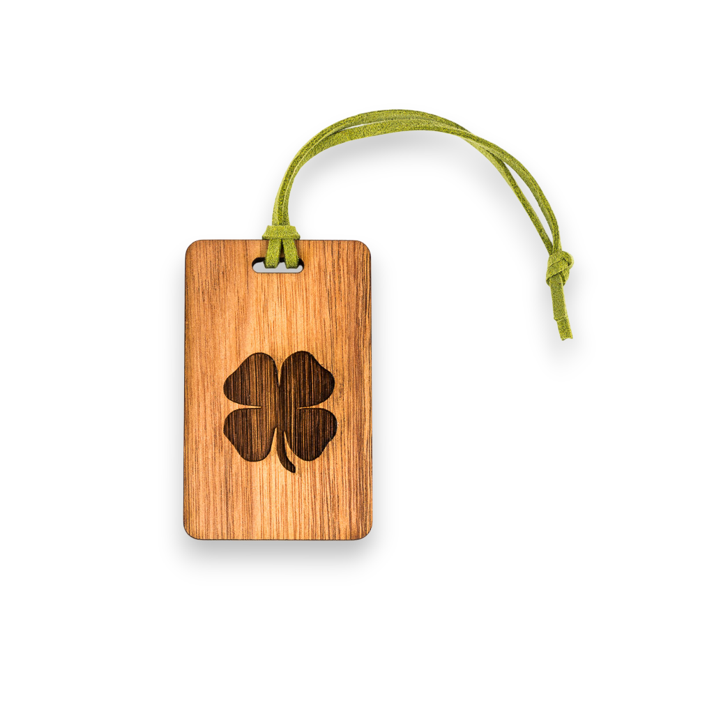 Four Leaf Clover Bag Tag