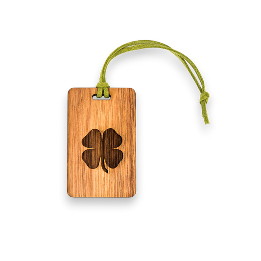 Four Leaf Clover Bag Tag