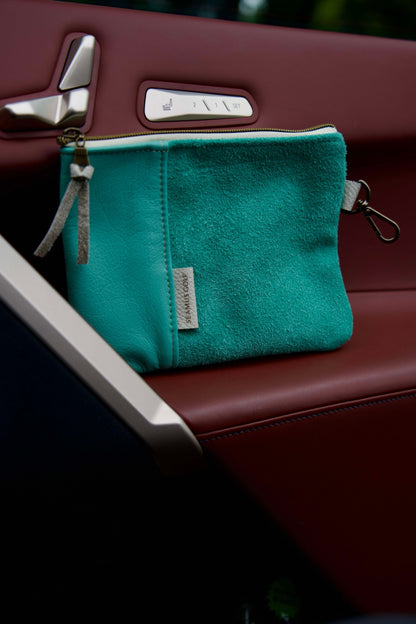 Tiffany Blue Zippered Pouch