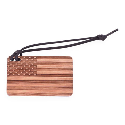 American Flag Bag Tag