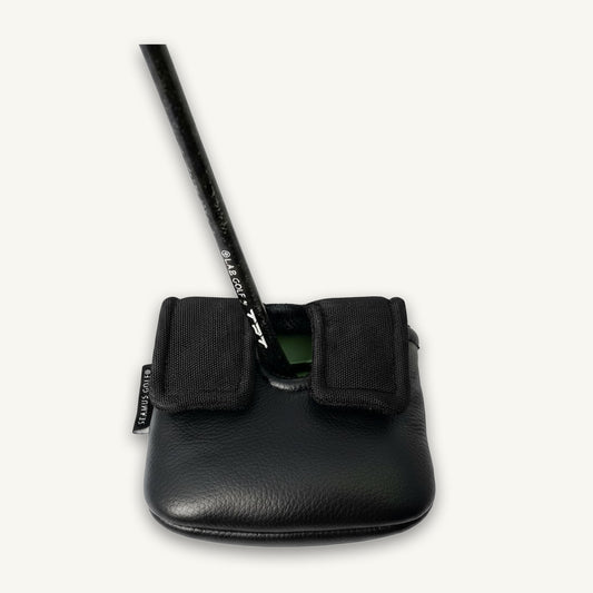 Black Cordura Center Shafted Mallet Putter Cover
