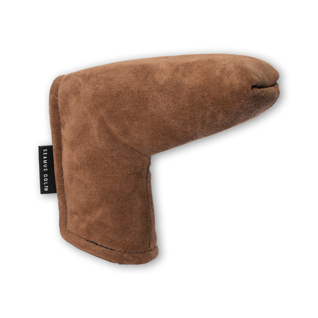 Brown Suede Blade Putter Cover