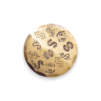 Hand Forged® $ Ball Mark - Bronze