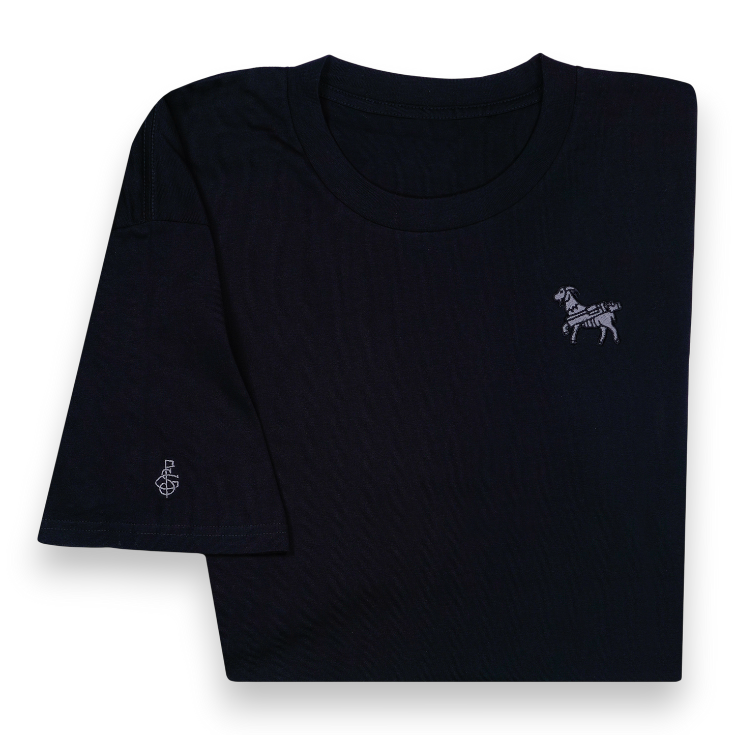 Seamus Goat T-Shirt - Black