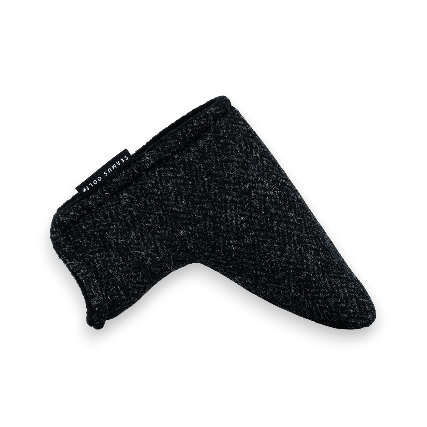Black Harris Tweed Putter Covers