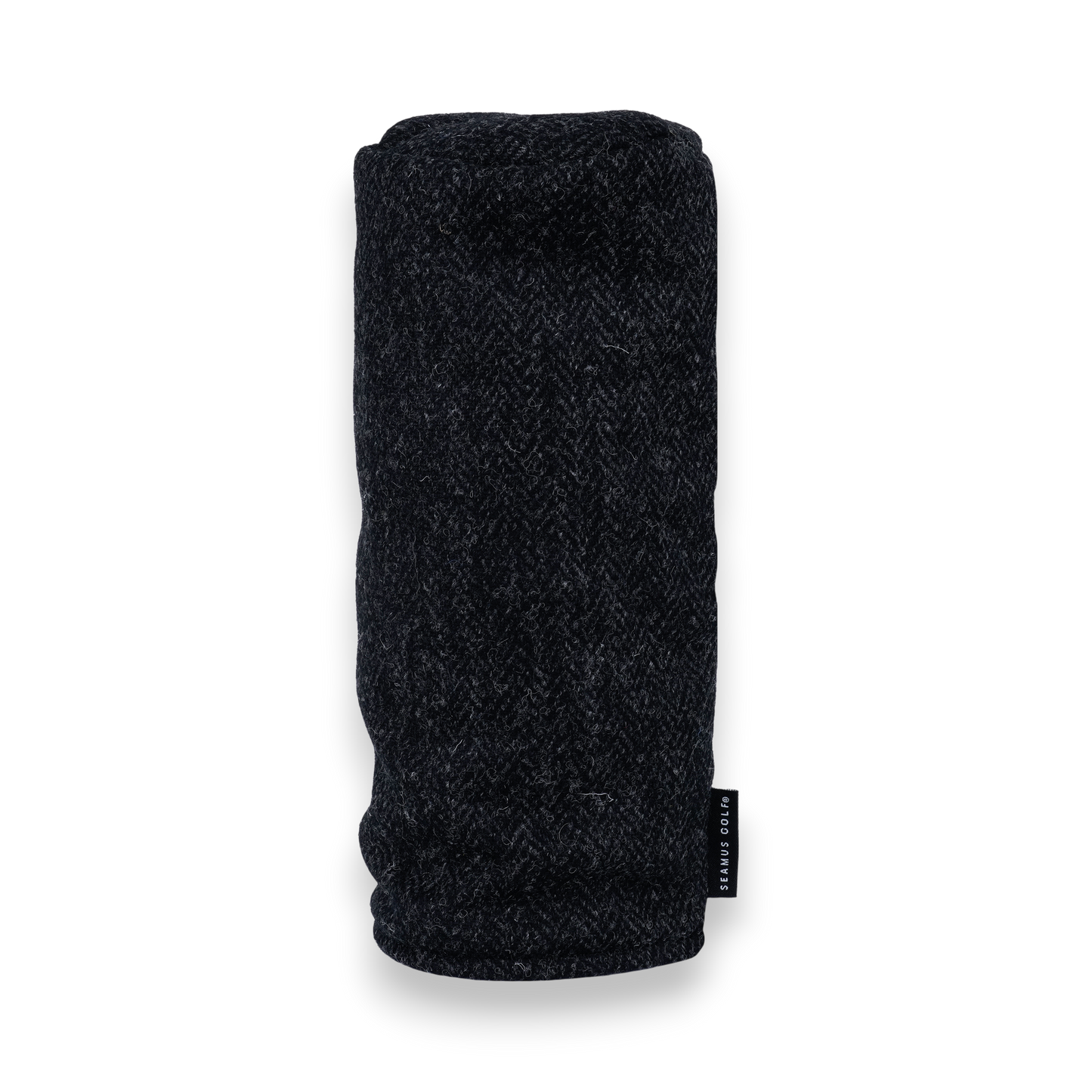 Black Harris Tweed Head Cover