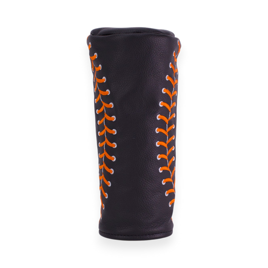 Two-Seam Head Cover - Black/Orange