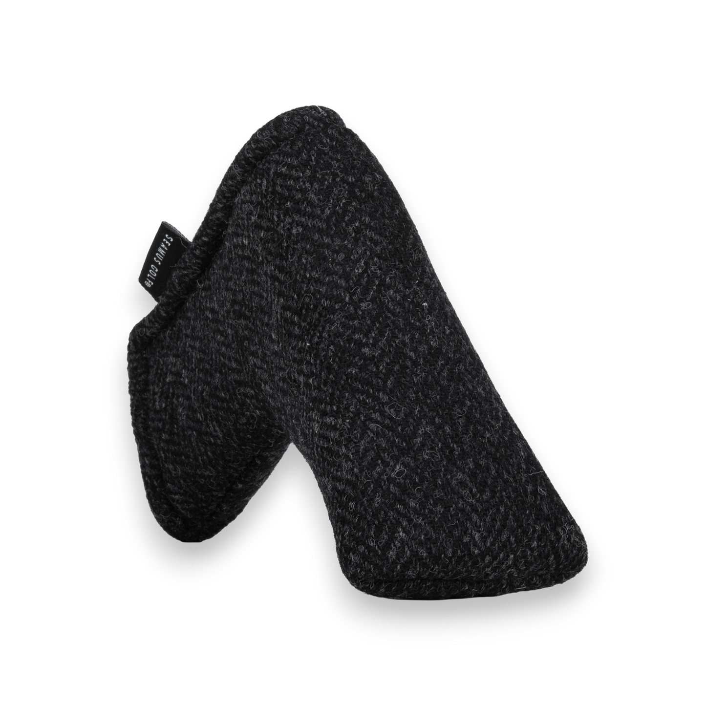 Black Harris Tweed Putter Covers