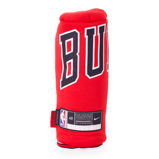 Upcycled NBA Jersey Head Cover - Bulls