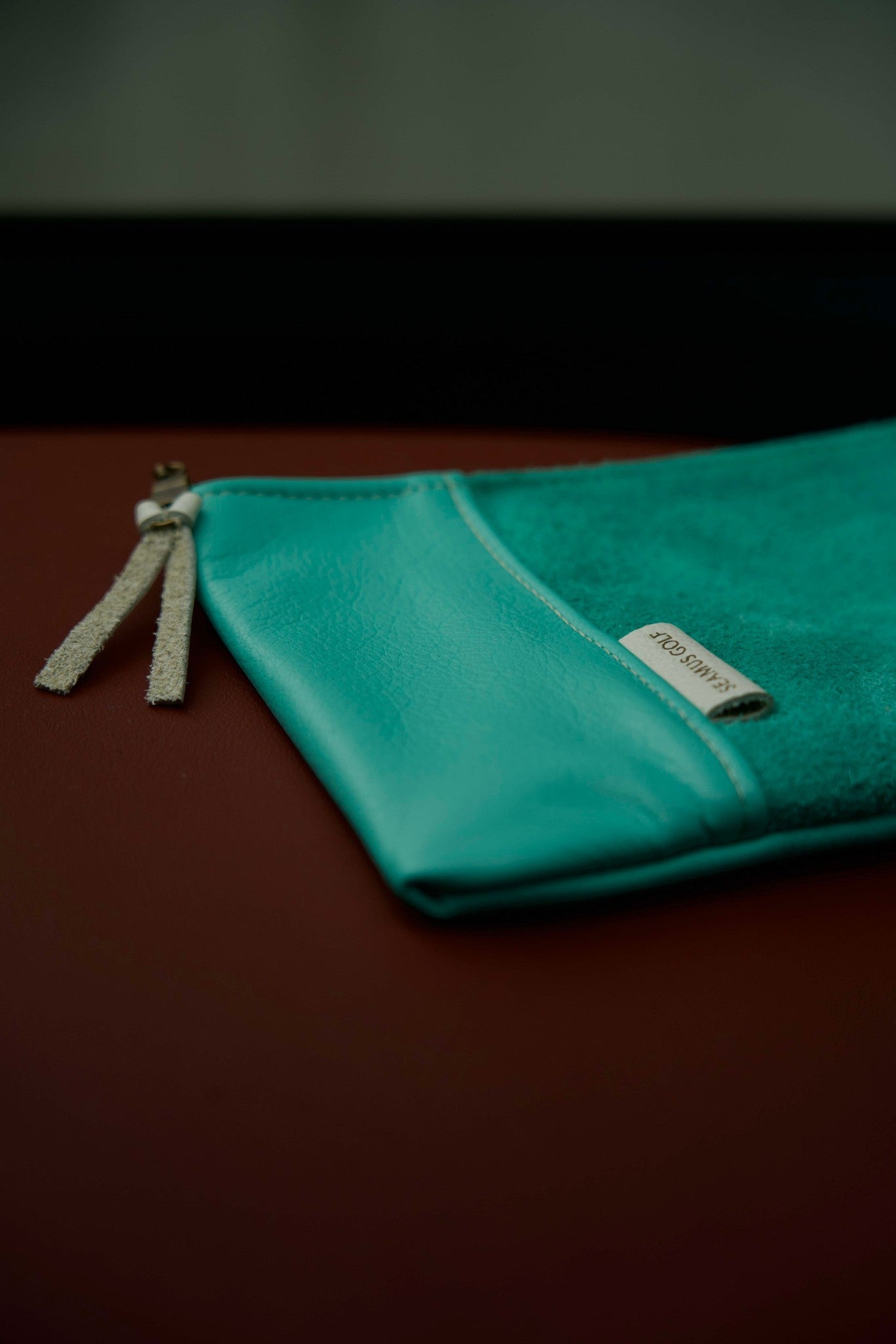 Tiffany Blue Zippered Pouch