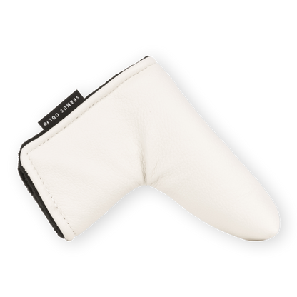 Cream Tribeca Leather Blade Putter Cover
