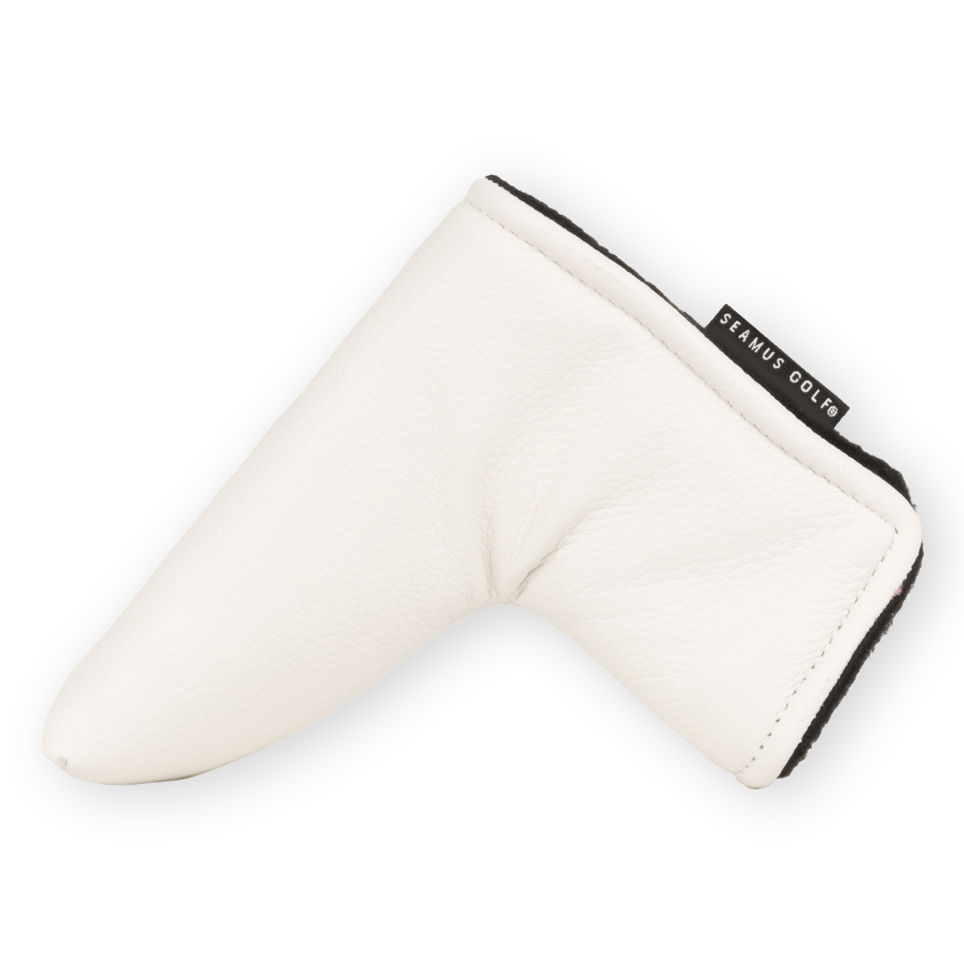 Cream Tribeca Leather Blade Putter Cover