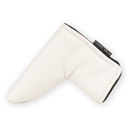 Cream Tribeca Leather Blade Putter Cover
