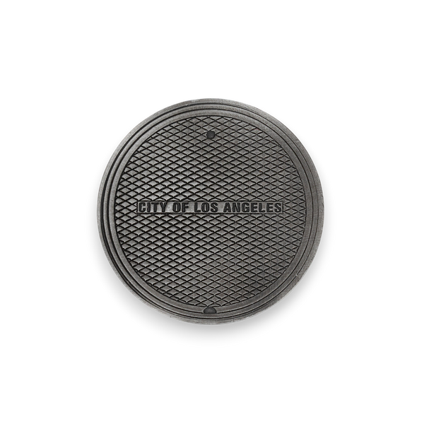 Hand Forged® Los Angeles Manhole Cover™ Ball Mark - Steel | Seamus