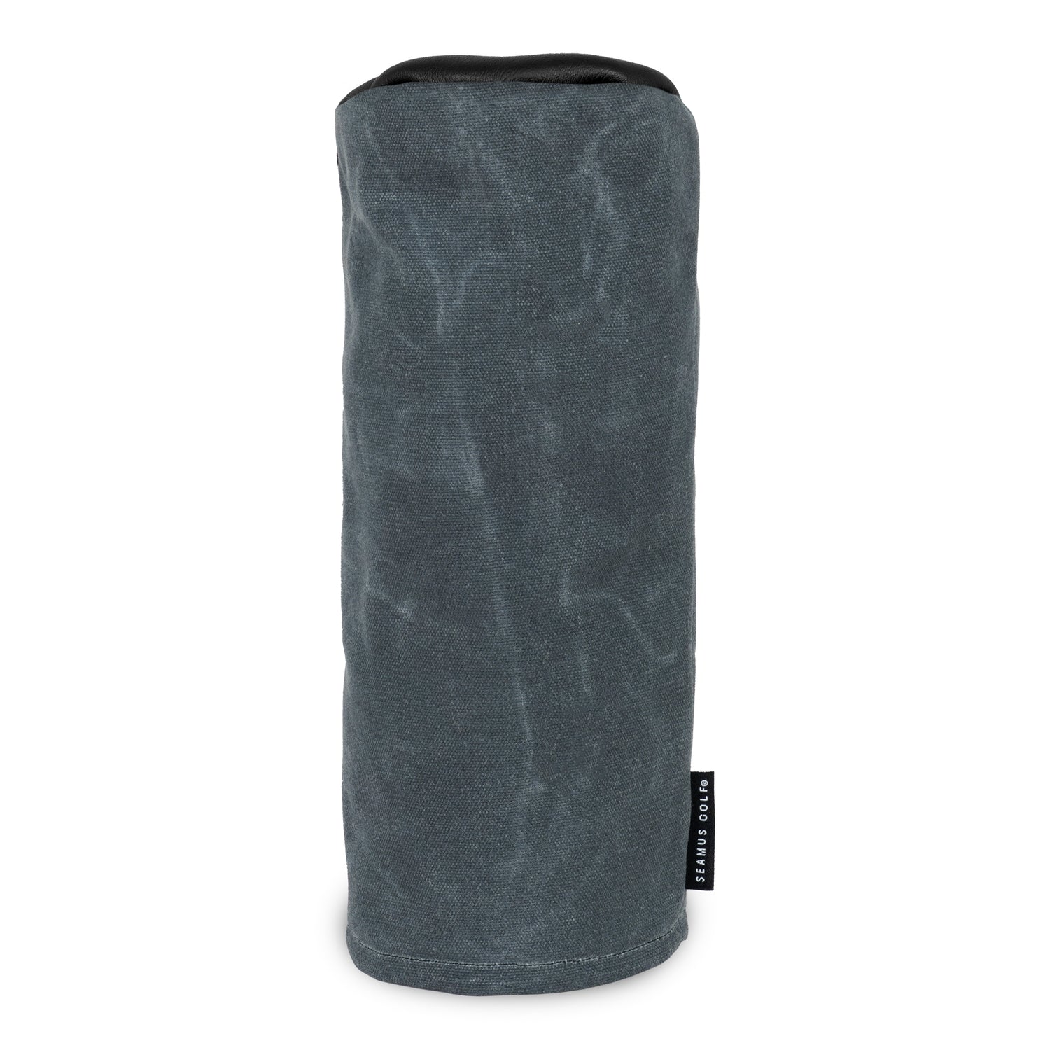 The Countryman Skyfall Gray Waxed Canvas Leather Lid Golf Driver Head Cover | Seamus Golf | 1