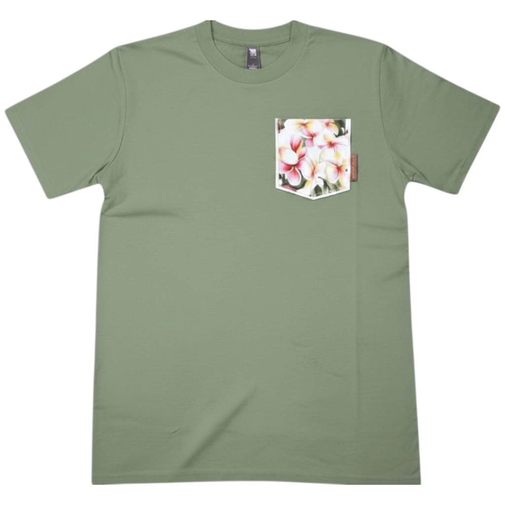 Hiwahiwa Pocket Tee Shirt - Pistachio