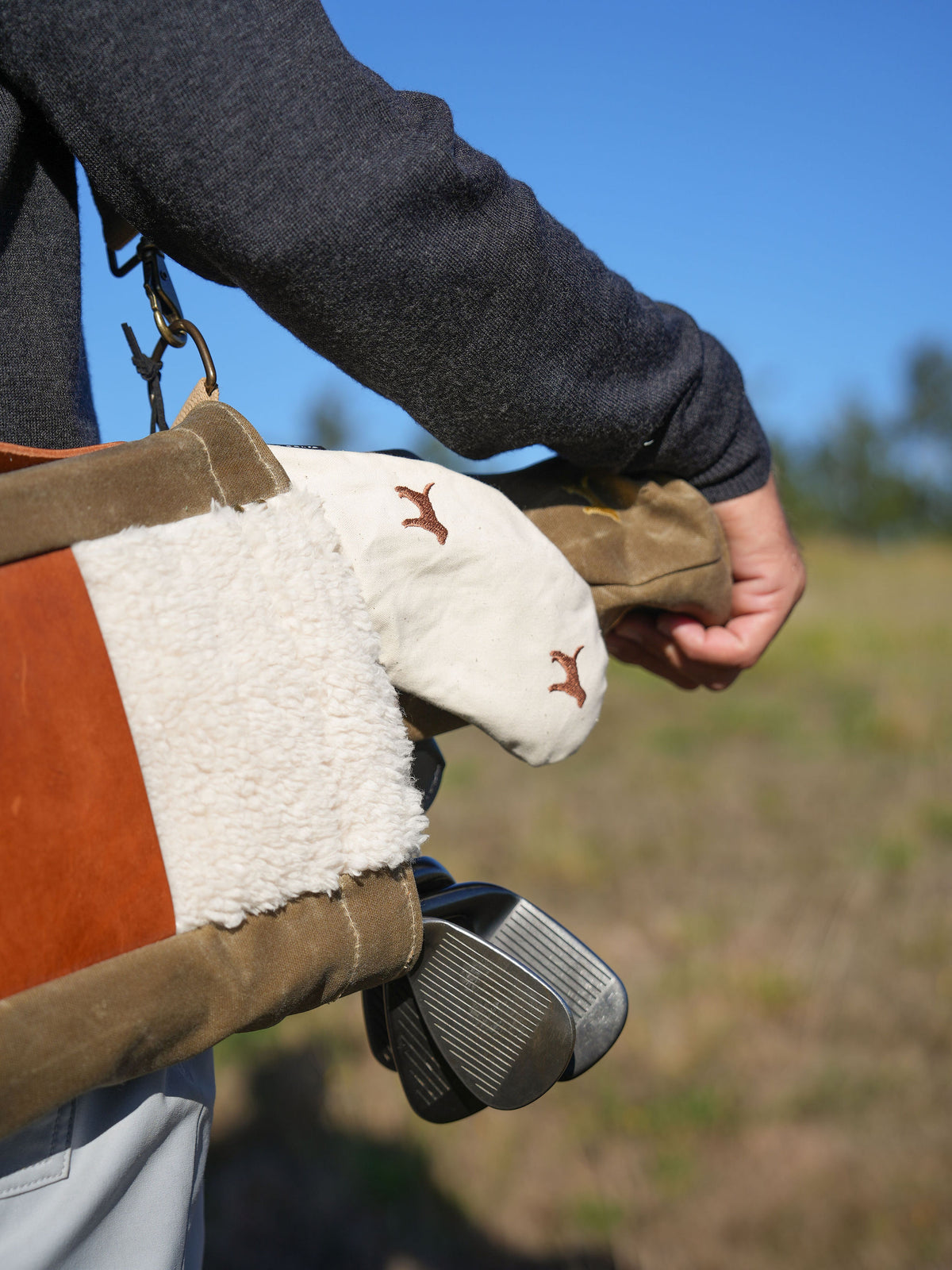 Shearling Sunday Bag